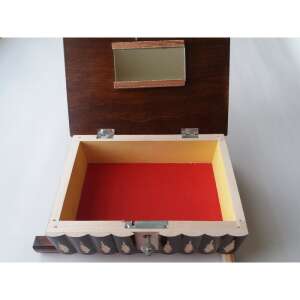 Large Jewelry Box Magic Puzzle Box Brown Wooden Trinket Box Hidden Key Treasure Chest 105274978 - Jewelry Box