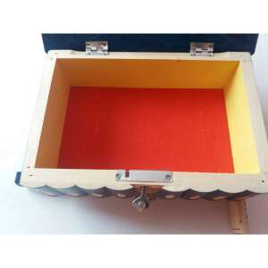 Large Jewelry Box Magic Puzzle Box Wooden Trinket Box Hidden Key Treasure Chest Blue 105275021 - Interior design