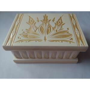 Large Jewelry Box Magic Puzzle Box Wooden Trinket Box Hidden Key Treasure Chest White 105275031 - Jewelry Box