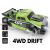 iUni C053 RC Car, 1:18 scale, 2.4Ghz, 25km/h, 4WD, high-speed drifting & racing car, green 146747890