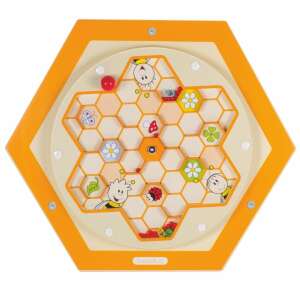 Beleduc Wandapplikation, Wabenspiel für Kinder, Bienenthema, Holzspielzeug, Lernspielzeug - Schaukelpferde, Schaukeltiere und Entwicklungsspiele für Kinder im Kindergartenalter