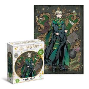 Harry Potter Draco Malfoy 250 piece puzzle, easy difficulty, 8+ years, finished puzzle size 39 x 28 cm, collage showing the puzzle and the box - Dodo Puzzle