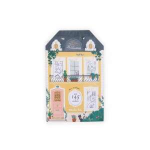 Les Parisiennes, Moulin Roty książka do kolorowania ze naklejkami, przedstawiająca dom z oknami i drzwiami, które można ozdobić 145 naklejkami - Książka dla dzieci i młodzieży