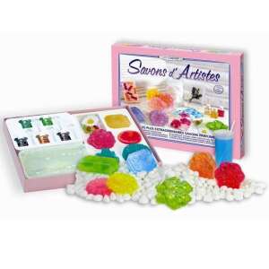 Savons d'Artistes soap making kit, create your own scented soaps, includes glycerin soap, molds, colors, fragrances, and instructions - Sentosphere