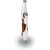 White Wild Republic Hanging Monkey Plush Toy, side view