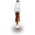 White Wild Republic Hanging Monkey Plush Toy, back view