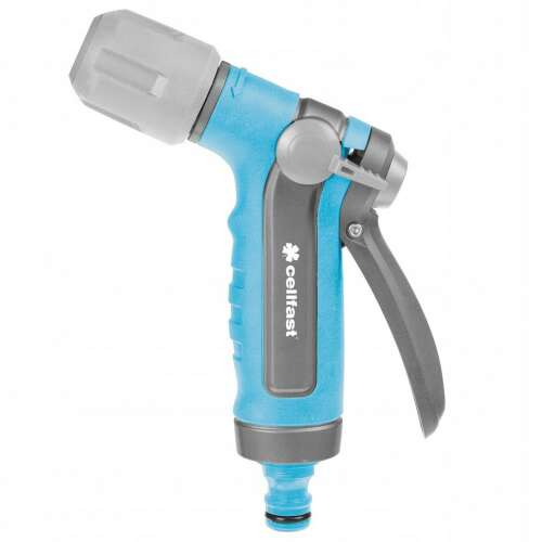 Cellfast PULSE 2 IDEAL™ hand-held watering gun, blue and gray, adjustable water flow