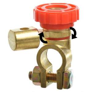 Întrerupător de deconectare a bateriei, întrerupător de oprire a bateriei, izolator de baterie, deconector de borne de baterie, întrerupător principal al bateriei, întrerupător de oprire a bateriei, întrerupător de deconectare a bateriei pentru mașină, întrerupător de deconectare a bateriei pentru camion, întrerupător de deconectare a bateriei pentru barcă, întrerupător de deconectare a bateriei pentru rulotă - Borne de baterie