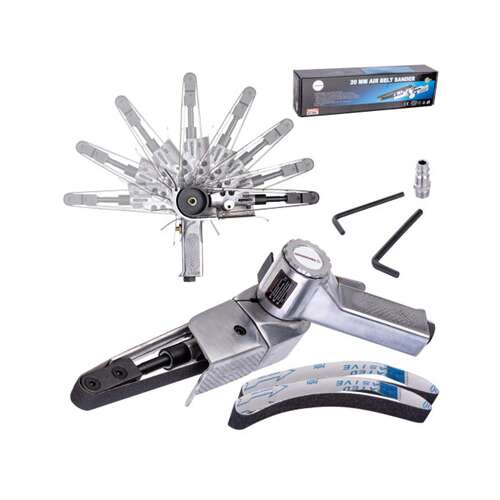 Technic brand 20mm air belt sander with accessories
