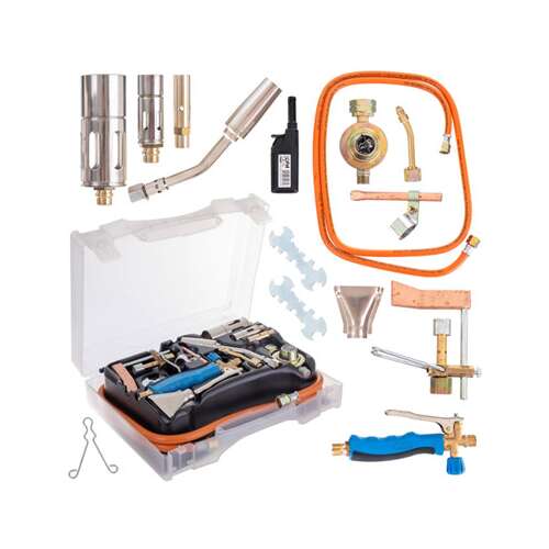 CFH TF2000 52055 Lötset mit Koffer, beinhaltet Brenner, Lötkolben, Zubehör und Tragetasche