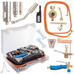 Set de lipit CFH TF2000 52055 cu valiză, include torță, fier de lipit, accesorii și valiză - Mașini de lipit