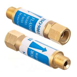 Flashback arrester, 1/4 inch, for welding torch, Oxigén brand - TC Technic Welding Accessory