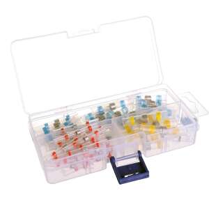 Schrumpfschläuche mit Lötzinn in einer Plastikbox, 80 Stück - Schrumpfschläuche