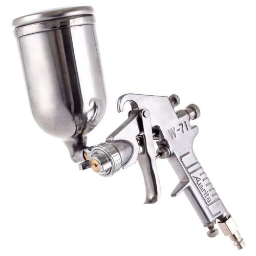 Auarita W-71G 1.3mm spray gun, professional quality, high quality stainless steel nozzle and needle, fully adjustable pattern control, ISO9001 CE
