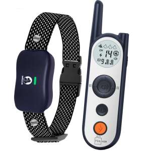 Felliner X3 Electric Dog Training Collar, 1800m range, electronic fence, 30 levels of impulse, vibration, sound & location, waterproof, 185 days standby autonomy, grey