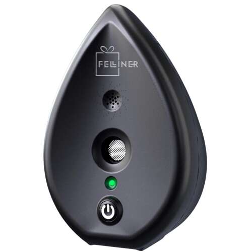 Felliner Ultrasonic Dog Bark Deterrent, black, waterproof, 3 sensitivity levels