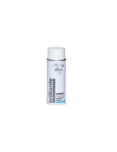 Brilliante Gloss White Spray Paint, RAL 9003, 400 ml