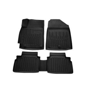 Hyundai Elantra (2015-2020) black rubber floor mats set - Car mat