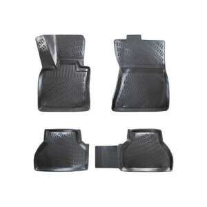 Set of 4 black rubber floor mats for BMW X6 E71 2008-2014 - Car mat