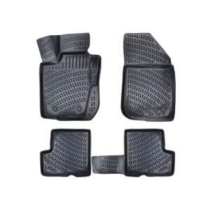 Autokoberce do Dacia Duster 4X2 Prestige 2017-2022, čierna sada gumových vaničiek - Autokoberce