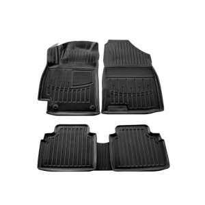 Hyundai Elantra (CN7) 2020-2023 black rubber floor mats set - Car mat