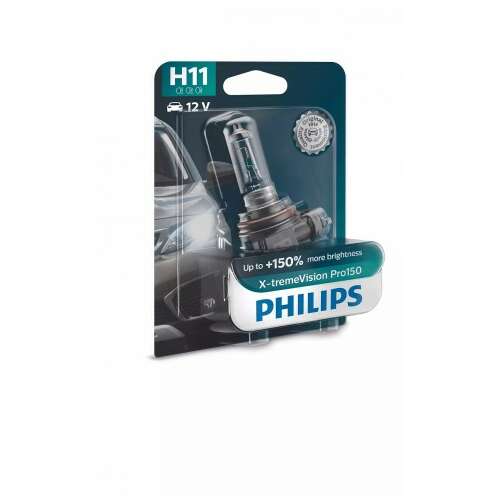 Philips H11 X-tremeVision Pro150 12V 55W autó fényszóró izzó - Autó izzó