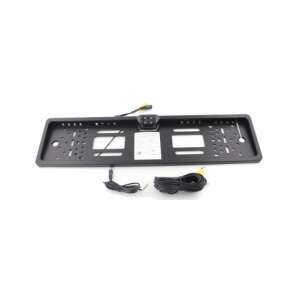 Schwarzer Kennzeichenrahmen mit integrierter Rückfahrkamera, für einfaches Parken und Rückwärtsfahren - Kfz-Elektronik