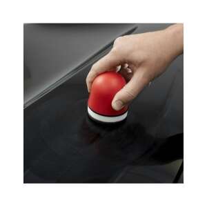 Sonax P-Ball polishing sponge holder in use, car detailing tool, ergonomic, easy to use, interchangeable sponges - Sonax
