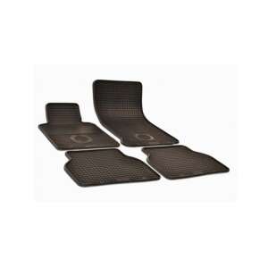 BMW 3 Series (E46) 1998-2004 Tray Type Rubber Floor Mats Set - Car mat