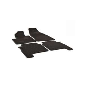 Hyundai SANTA FE (2006-2012) rubber floor mats set, black, full set, front and rear - Car mat