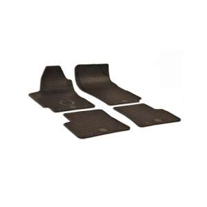 Autokoberce Peugeot 406, sada 4 kusov, čierna guma, typ tácky, protišmykové - Autokoberce