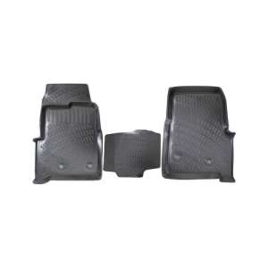 Set covorase auto din cauciuc tip tavita pentru Ford Transit Custom (Fata) 2012-