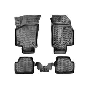 Opel Astra H 2004-2009 gumi autószőnyeg készlet, fekete tálca típusú - Autószőnyeg