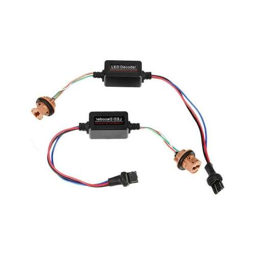 2 db LED dekóder W21W/5W T20 autós izzókhoz