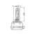 Osram D3R Xenon Headlight Bulb Dimensions
