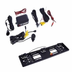 Autószám rendszámtábla parkoló szenzor rendszer kamerával és érzékelőkkel - Tolatóradar