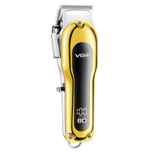 VGR VV680 Professional Hair Clipper - Black/Gold