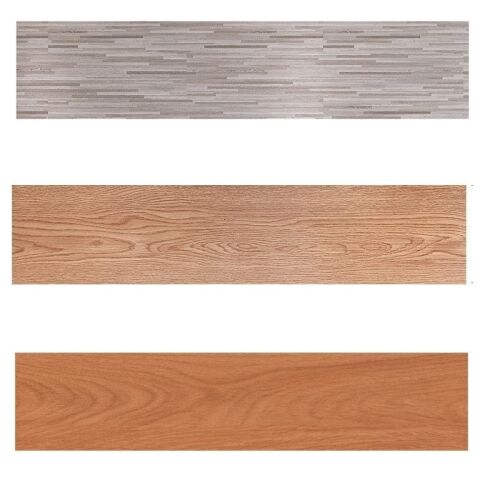 Samoprzylepne arkusze PVC, wzór drewna, wymiary 91 x 15 x 0,2 cm - jasny dąb 131326161