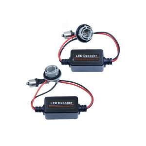 2 x LED dekóder pre žiarovky BAU15S PY21W, eliminuje chybové hlásenia žiaroviek - Auto žiarovky