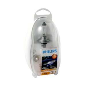 Philips H7 Easykit 12V car bulb set, includes 1 H7 halogen bulb, 1 P21W, 1 PY21W, 1 P21/5W, 1 W5W and 1 10A fuse - Car bulb