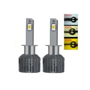 Sada 2 LED žiaroviek H3, Canbus, 3000K/4300K/6000K, 50W, 11 000 Lm, 12V - Auto žiarovky