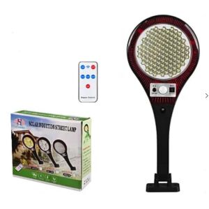 Solara 109 LED Solarna Lampa Uliczna z Czujnikiem Ruchu, pilotem i opakowaniem produktu - Latarnia słoneczna