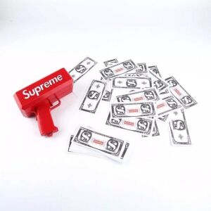 Supreme Pénzdobó Játékpisztoly - Piros 131327324 - Tréfás termék