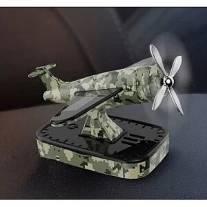 Camouflage SolarPlane car air freshener, airplane design - Car Air Freshener