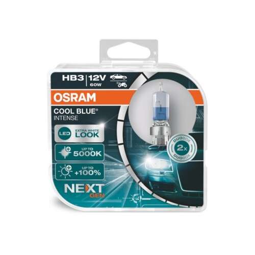 Osram NextGen Cool Blue Intense HB3 12V 60W Autolampen, 2er Pack