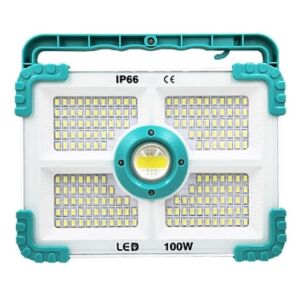 COBA 100W Solarny reflektor LED, widok z przodu - Latarnia słoneczna