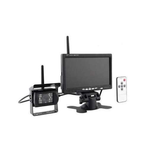 Wireless backup camera system with 7 inch monitor for trucks and buses, K611W