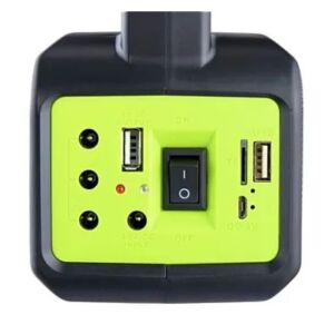 GDLite GD-2000A Zestaw Solar Power - szczegóły portów i przełączników - Latarnia słoneczna