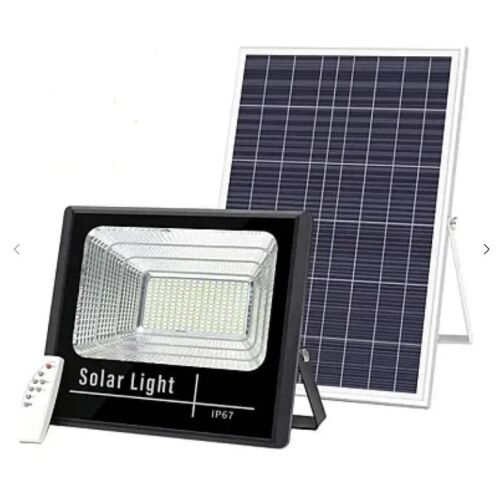 JOLTAN 200W Solarny reflektor LED z pilotem i panelem słonecznym