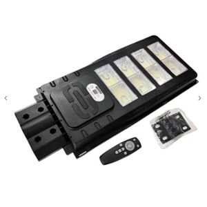 Lampa uliczna solarna LYLU 1600W z pilotem i wspornikiem montażowym - Latarnia słoneczna